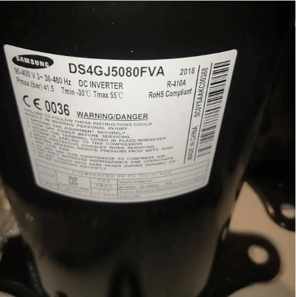 SAMSUNG Compresor SAMSUNG VRF DS4GJ5080FVA